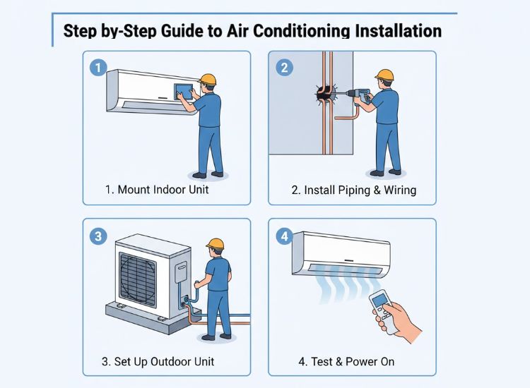 Step-by-Step Guide to Air Conditioning Installation