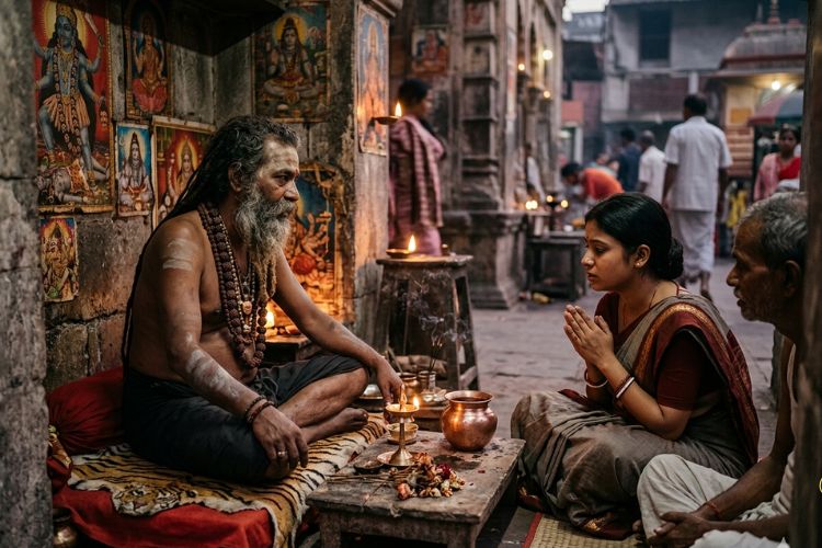 Aghori Tantrik Baba In Kalighat