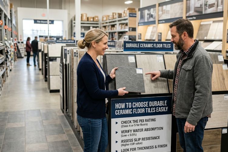 How to Choose Durable Ceramic Floor Tiles Easily